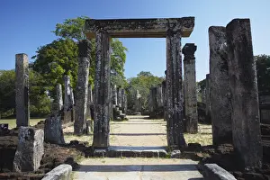 Polonnaruwa Prints: Atadage, Quadrangle, Polonnaruwa (UNESCO World Heritage Site), North Central Province