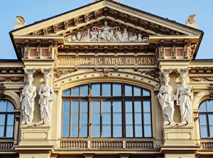 Uusimaa County Prints: Ateneum Art Museum, detailed view, Helsinki, Uusimaa County, Finland