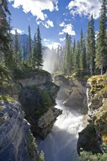 Albert A Collection: Athabasca Falls Waterfall, Jasper National Park, Alberta, Canada