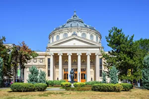 Concert Hall Prints: Atheneul Roman, Bucharest, Walachia, Romania