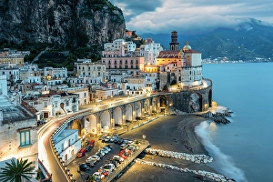 Campania Prints: Atrani, Amalfi coast, Campania, Italy