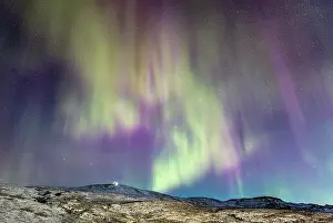 Jokulsarlon Prints: Aurora Borealis (Northern Lights) near Jokulsarlon, Iceland