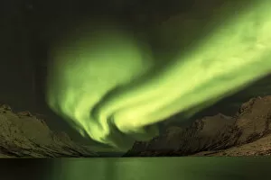 Images Dated 8th May 2013: Aurora Borealis, Northern Lights, Troms region, Norway