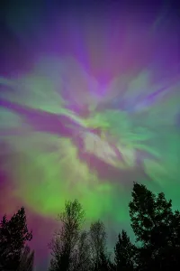 Night Sky Prints: Aurora display, Greater Sudbury, Ontario, Canada