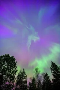 Night Sky Prints: Aurora display, Greater Sudbury, Ontario, Canada