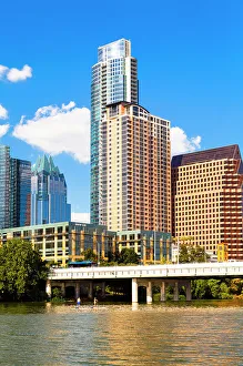 Places Prints: Austin Skyline, Texas, USA