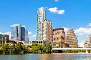 Places Prints: Austin Skyline, Texas, USA