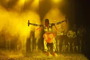 C Ulture Prints: Australia, Queensland, Laura. Indigenous dancers performing at the Laura Aboriginal Dance Festival