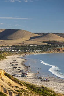 Australia, South Australia, Fleurieu Peninsula, Aldinga Beach, elevated beach