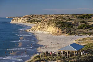 Australia, South Australia, Fleurieu Peninsula, Port Willunga, sunset