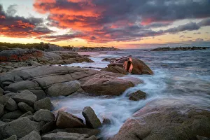 Bay Of Fires Prints: Australia, Tasmania, East Coast, Bay of Fires, Eddystone