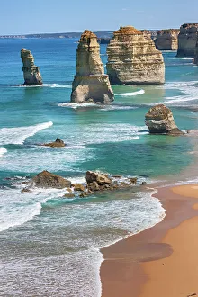 Stacks Prints: Australia, Victoria, Port Campbell National Park, Twelve Apostles