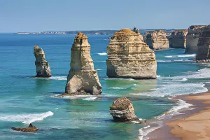 Stacks Prints: Australia, Victoria, Port Campbell National park, Twelve Aposles