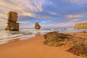 Stacks Prints: Australia, Victoria, Port Campbell National Park, Gibson Steps Beach