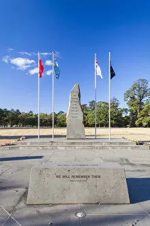 Images Dated 8th September 2014: Australia, Victoria, VIC, Ballarat, Ex-Prisoner of War Memorial