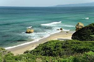 Bass Strait Prints: Australia; Victoria;Fairway Haven, Great Ocean road, Split Point Lighthouse, Bass Strait
