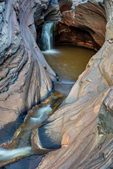 Hamersley Gorge Prints: Australia, Western Australia, Karijini National Park, Hamersley Gorge, Spa Pool