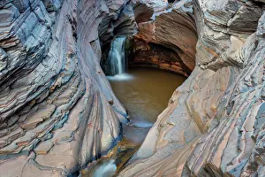 Hamersley Gorge Prints: Australia, Western Australia, Karijini National Park, Hamersley Gorge, Spa Pool
