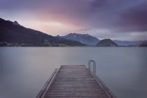 Austria, Osterreich, Salzburg, Flachgau. Wolfgangsee lake. St Wolfgang