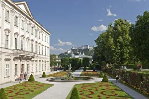 Public Park Prints: Austria, Osterreich. Salzburg. Salzburg. Mirabell garden
