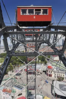 Austria, Osterreich. Vienna, Wien. Ferris wheel at the Wiener Prater