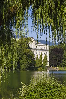 Austria, Salzburg, Leopoldskron, Leopoldskron palace, made famous by the boating scene