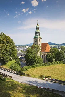 Salzburg Prints: Austria, Salzburg, MAolln, MAolln Parish Church