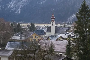 Images Dated 1st August 2017: Austria, Salzburgerland, Lofer, town view