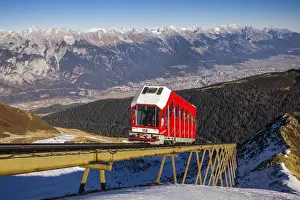 Austria, Tyrol, Axamer Lizum, hosting village of the 1964 and 1976 Winter Olympics