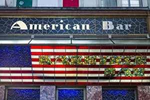 Austria, Vienna, The American Bar, designed by Albert Loos, exterior