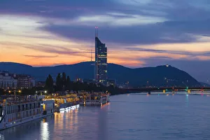 Austria, Vienna, Donau City, Millenium building