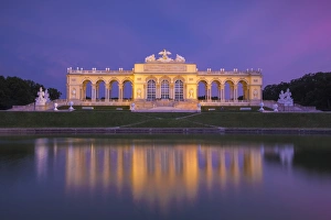 Images Dated 24th June 2017: Austria, Vienna, The Gloriette in the gardens of Schonbrunn Palace - a former imperial
