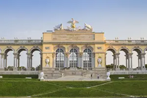 Austria, Vienna, The Gloriette in the gardens of Schonbrunn Palace - a former imperial