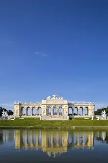 Austria, Vienna, The Gloriette in the gardens of Schonbrunn Palace - a former imperial