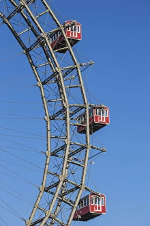 Austria, Vienna, Leopoldstadt, Prater, The Wurstelprater amusement park, Riesenrad