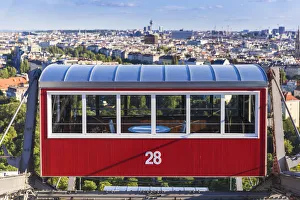 Images Dated 23rd August 2017: Austria, Vienna, Leopoldstadt, Prater, The Wurstelprater amusement park, Riesenrad