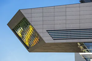 Images Dated 23rd August 2017: Austria, Vienna, Libary at Vienna University of Economics and Business - designed