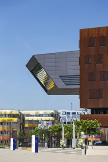Images Dated 23rd August 2017: Austria, Vienna, Libary at Vienna University of Economics and Business - designed