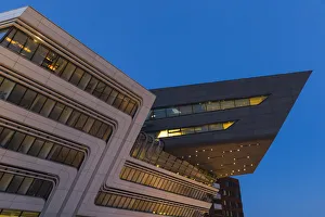 Images Dated 23rd August 2017: Austria, Vienna, Libary at Vienna University of Economics and Business - designed