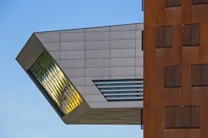 Austria, Vienna, Libary at Vienna University of Economics and Business - designed