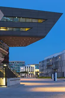 Libraries Prints: Austria, Vienna, Libary at Vienna University of Economics and Business - designed