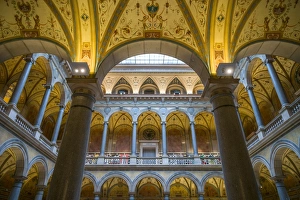 Interior Prints: Austria, Vienna, Museum for Applied Arts, MAK, buildling interior