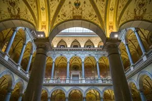 Austrian Gallery: Austria, Vienna, Museum for Applied Arts, MAK, buildling interior