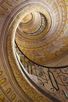 Interiors Gallery: Austria, Wachau, Melk, The Abbey, Stairway in the Abbey