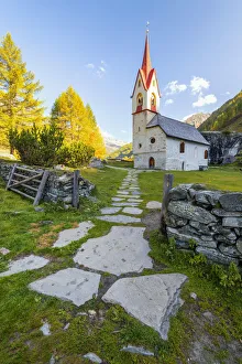 Clear Sky Prints: Autumn in Aurina valley Europe, Italy, South Tyrol, Aurina valley, Bolzano province