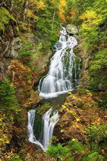 Cascade Prints: Autumn colors at Crystal Cascade waterfall