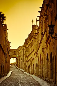 Avenue of the Knights (Ippoton street), Rhodes Town, Rhodes, Greece