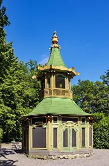 The Aviary near The Chinese Pavilion, Drottningholm Palace Garden, Stockholm, Stockholm County, Sweden