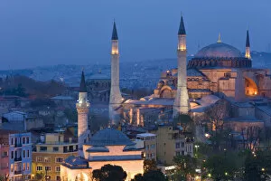 Images Dated 10th July 2008: Aya Sofya (Hagia Sophia) Sultanahmet, UNESCO World Heritage site, Istanbul, Turkey