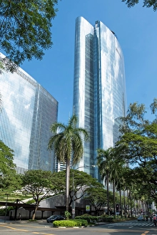Tall Buildings Prints: Ayala Triangle Gardens Tower, Makati, Manila, capital of The Philippines